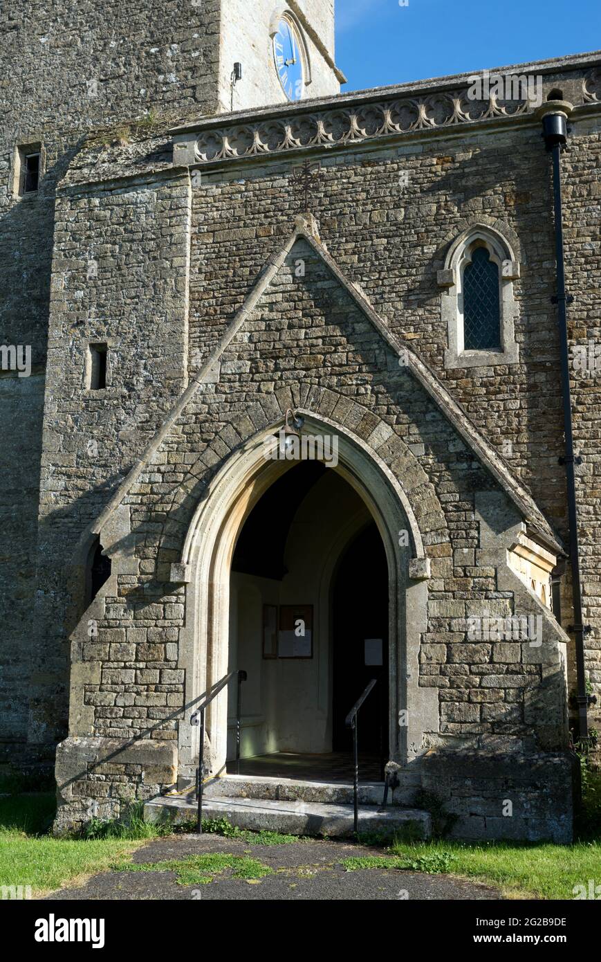 Die Südhalle, St. Mary`s Church, Upper Heyford, Oxfordshire, England, VEREINIGTES KÖNIGREICH Stockfoto